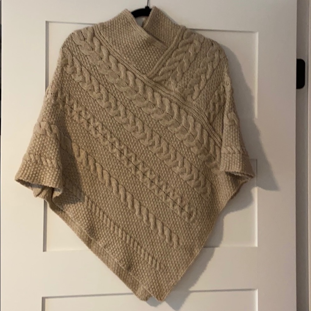 Made in Ireland pullover cape.